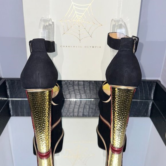 CHARLOTTE OLYMPIA TWO-FACED PLATFORM WEDGE - Picture 8 of 12